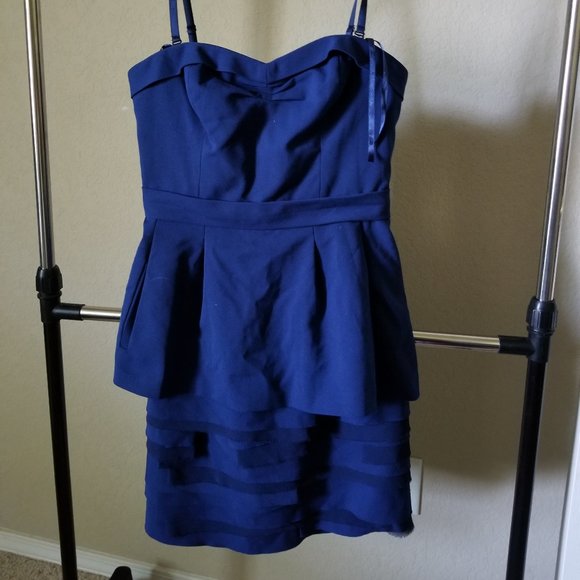 BCBGMaxAzria Blue Party Dress - Picture 2 of 7